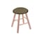 Holland Bar Stool Co Maple Vanity Stool, Natural Finish, Rein Coffee Seat RC18MSNat017 - alternate 1